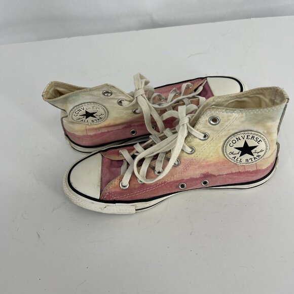Converse Chuck Taylor 8 All Star High Top Sneaker Sunset Watercolor Pink 551629C - Picture 3 of 16